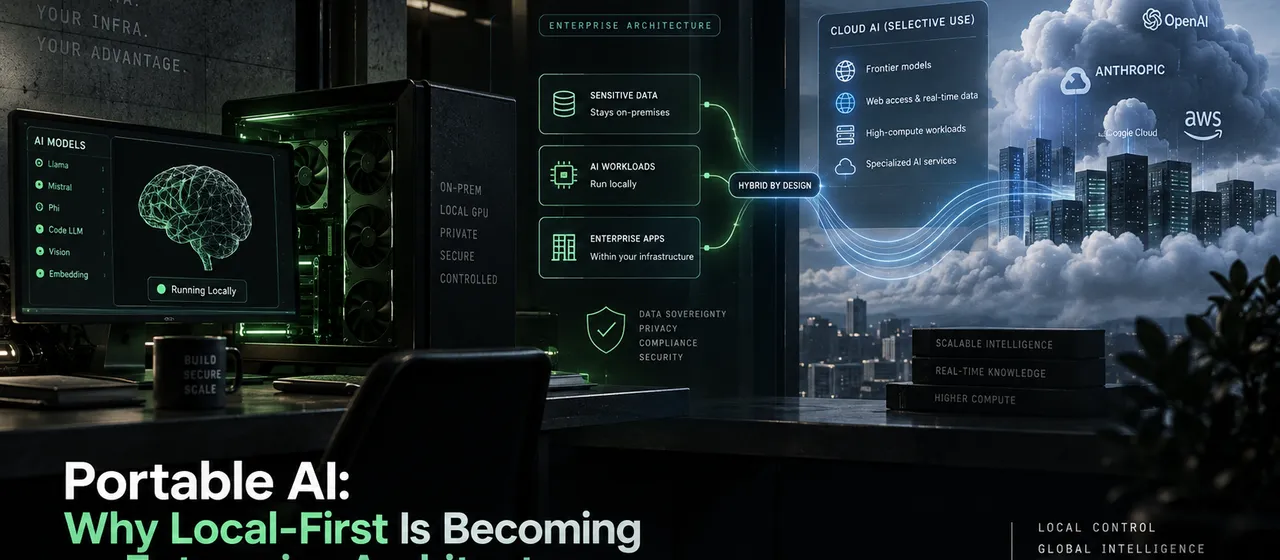 Portable AI: Why Local-First is Becoming an Enterprise Architecture